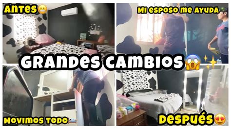 CAMBIO TOTAL Limpieza Extremaen Nuestro Cuarto MI ESPOSO ME AYUDA