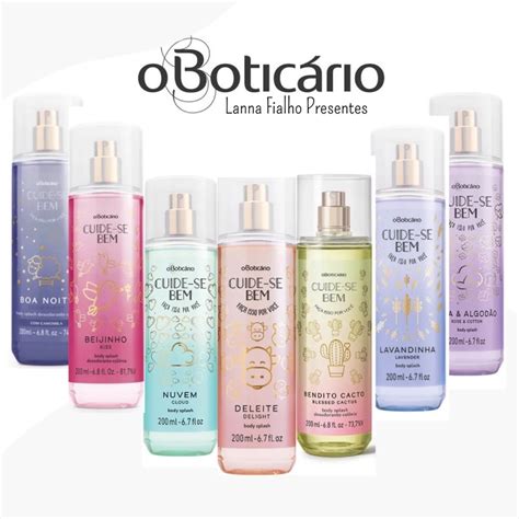 Perfume Colônia Body Splash Cuide se Bem O Boticário Deleite Boa