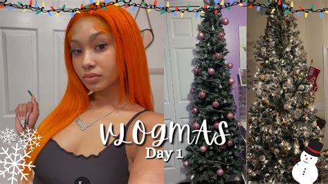 Vlogmas Day Decorating My Christmas Tree Vlogmas Vlogmas