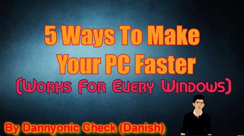 How To Make Your Computer Faster Windows 788110 Youtube