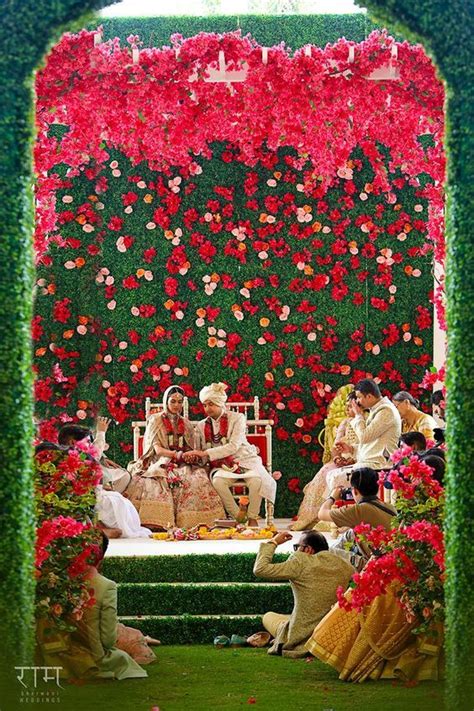 How To Make Your Mandap Unique Add Botanical Elements Wedmegood