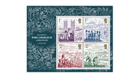 British Stamps Celebrate May 6 Coronation Of King Charles Iii And His