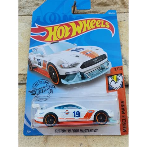 Hot Wheels Custom Ford Mustang Gt Shopee Malaysia