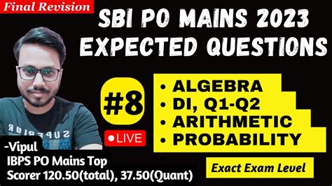 SBI PO Mains 2023 FINAL REVISION SBI PO MAINS 2023 MOST EXPECTED