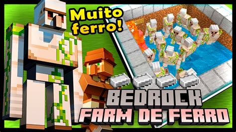 Minecraft 1 21 A Melhor Farm De Ferro Para A Bedrock Edition FÁcil