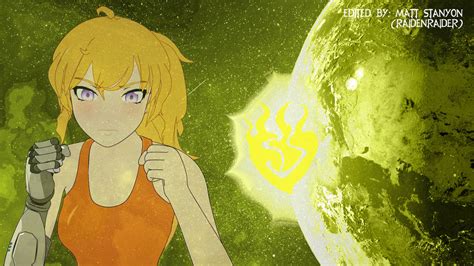 Rwby Yang Xiao Long Character Fan Poster By Raidenraider On Deviantart