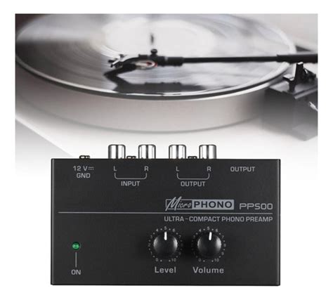 Pp Phono Tocadiscos Preamplificador Electr Nico Mini Meses Sin