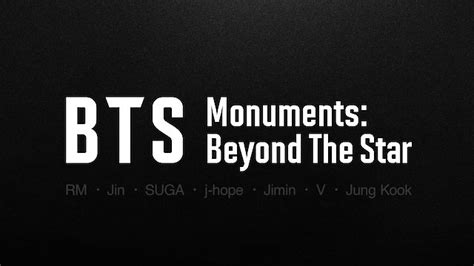 BTS Monuments: Beyond the Star - Where To Watch TV Show