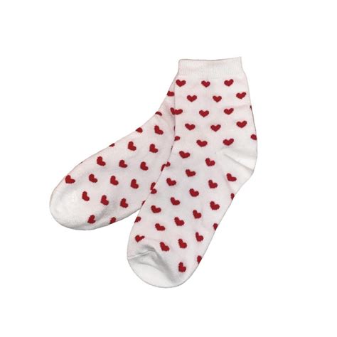 Brand New Brandy Melville Heart Socks Took The Depop