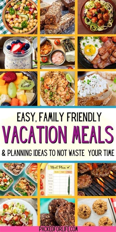 Vacation Meal Plan For Families 7 Day Plan Expert Tips In 2024