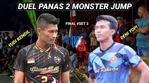 Set 2 Final Duel Panas Dua Manusia Terbang YUDI KENDIL Vs DENI YOPI