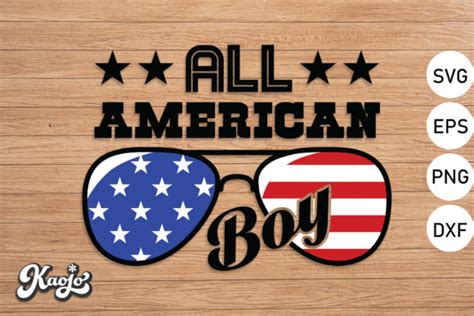 All American Boy Graphic By Kaojo Creative Fabrica