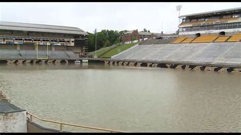 Western Michigan football stadium floods following overnight rain ...