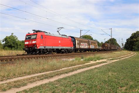 DB Cargo 185 107 0 Güterzug Waghäusel DB Cargo 185 107 0 Flickr