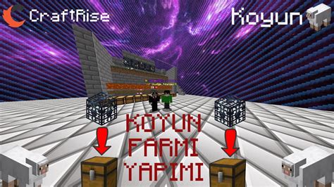 CraftRise Skyblock Otomatik Koyun Farmı YouTube