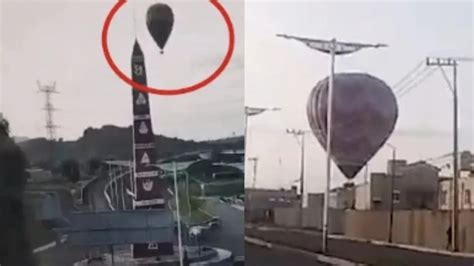 Video Globo Aerost Tico Aterriza De Emergencia En Tec Mac Muy Cerca