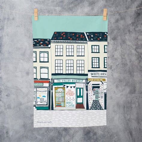 Jessica Hogarth Book Shop Tea Towel Ha