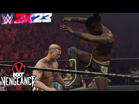 WWE2K23 Prediction NXT Vengeance Day NXT Title Trick Williams Vs Ilja