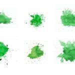 Green Watercolor Wash Background Onlygfx