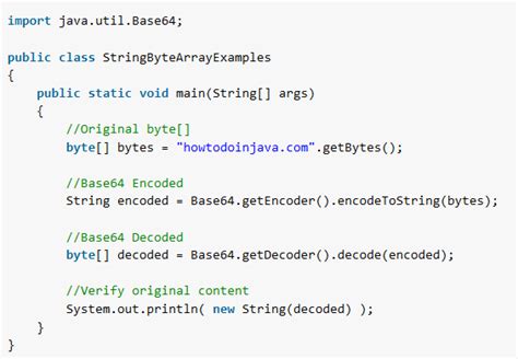 Java Convert Byte Array To String Example Howtodoinjava