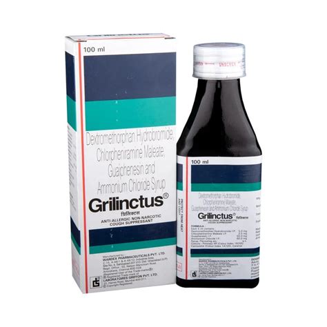 Grilinctus Syrup Its Uses Side Effects And Your Path To Relief