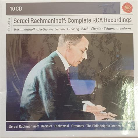 Sergei Rachmaninoff Complete RCA Recordings Box Set 10 X CD 2014