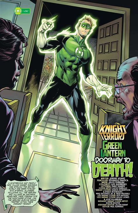 Knight Terrors Green Lantern Page Preview And Covers Released