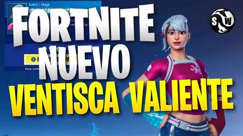 Nuevo Skin Ventisca Valiente Tienda Dic Fortnite Battle