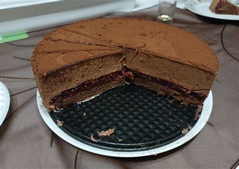 Málnás csoki mousse torta P U Adrienn receptje Cookpad receptek