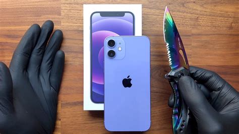 IPhone 12 Purple Mini Unboxing ASMR YouTube