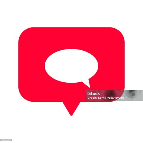 Message Icon Speech Bubble Symbol Vector Illustration Eps 10 Stock Illustration Download Image