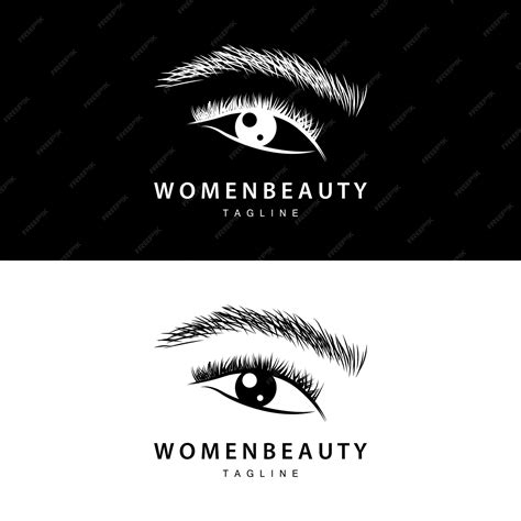 Premium Vector Eyelash Logo Womens Eye Beauty Salon Simple Design