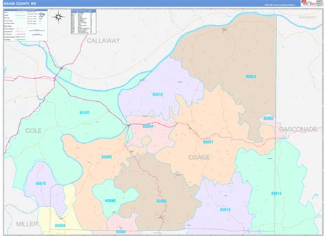 Maps of Osage County Missouri - marketmaps.com