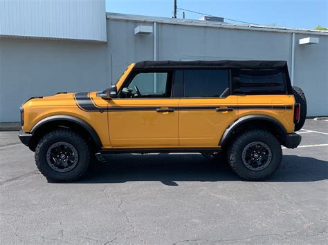 2021 Up Ford Bronco Retro Special Decor Style Sidehood Graphics Kit