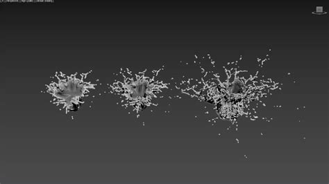 Artstation Water Splash 3d Model Resources