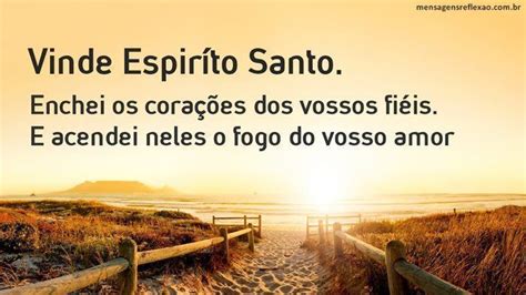 Mensagem para Dia do Espírito Santo Espirito santo Espiritismo