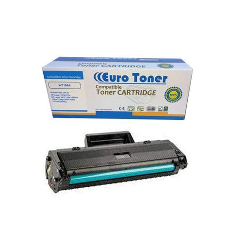 Euro Toner Toner Compatible Hp W1106a 106a Pour Hp Laser Mfp 135a135w