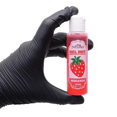 Gel Aromatizante Morango Ml Hot Flowers Distribuidora Hot Flowers