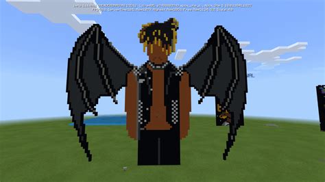 Juice Wrld pixel art I made : Minecraft