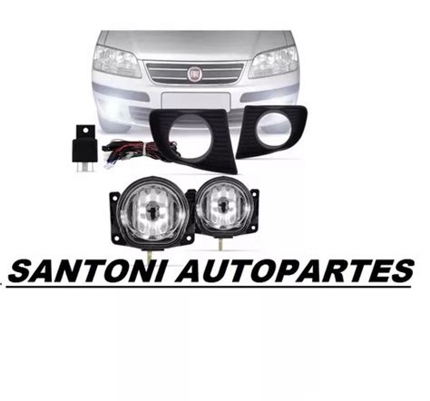 Faros Auxiliares Fiat Idea Kit Completo