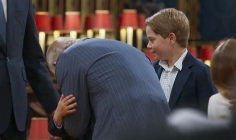 Sweet Moment King Charles Is Seen Hugging George Charlotte And Louis