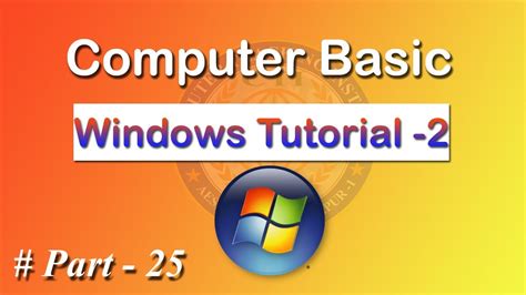 Windows Tutorial Windows Theory Part Computer Basic Basic