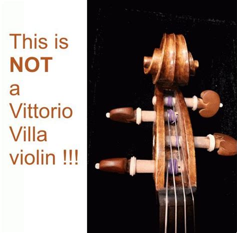 Villa Violins Fake Instruments