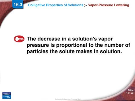 Vapor Pressure Lowering Ppt Download