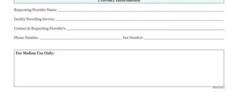 Molina Prior Authorization Pdf Form Formspal