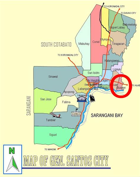 Barangay Gensan Map