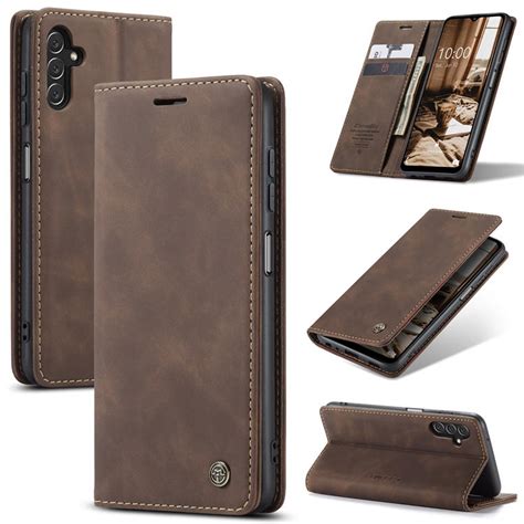 CaseMe Samsung Galaxy A13 5G Wallet Magnetic Case Coffee