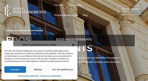 Edos Investissements Cif Edos Investissements Conseiller En