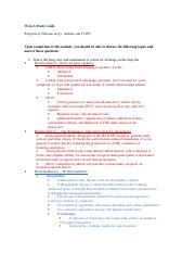 Week Study Guide Pdf Pdf Week Study Guide Respiratory