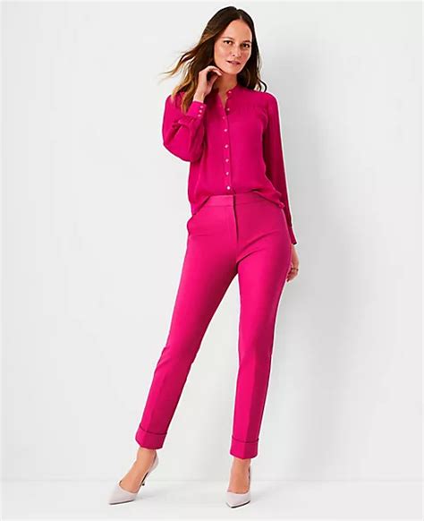 The High Waist Ankle Pant Ann Taylor